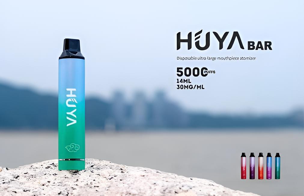 HUYA5000.jpg HUYA BAR 5000 Puffs 一次性電子煙 大容量拋棄式 多口味便攜式電子菸推薦